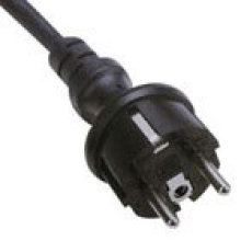 EU 2-PIN POWER CABLES/GERMANY VDE power supply cord